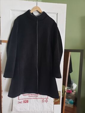 Eileen Fischer Alpaca And Wool Coat